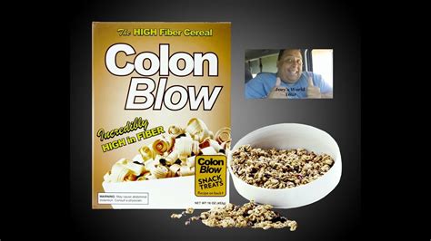 is colon blow cereal real
